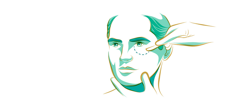 Blefaroplastia para hombres - Cirugía de párpados