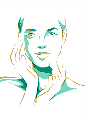 Procedimientos de cirugía plástica faciales en mujeres